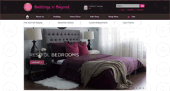 Desktop Screenshot of beddingsnbeyond.com